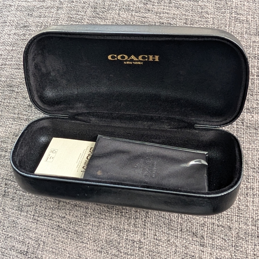Coach Elegant Black Glasses Case